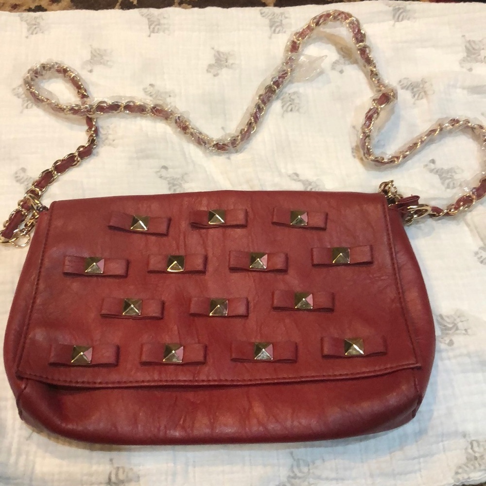 Imoshion red vegan bag NWT